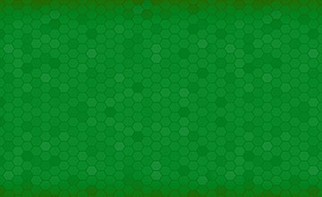 Green hexagon background